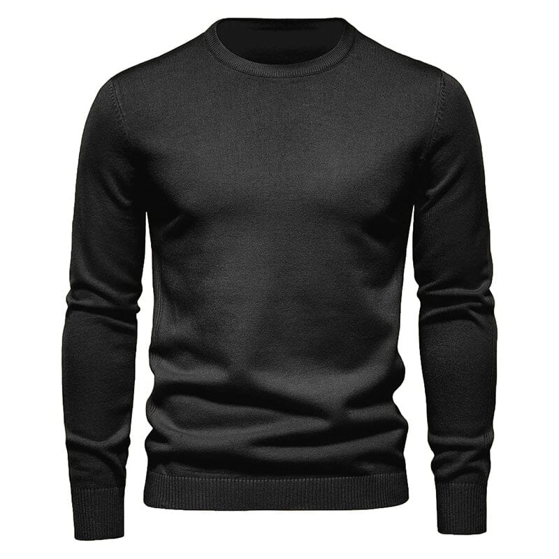 Suéter Masculino Casual Soft Suéter Masculino Casual Soft VINNCI Store Preto P 