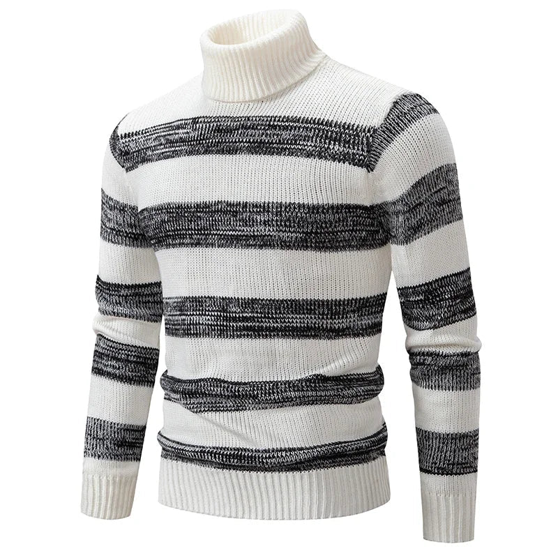 Suéter Masculino Streaked Cold Suéter Masculino Streaked Cold VINNCI Store Branco P 