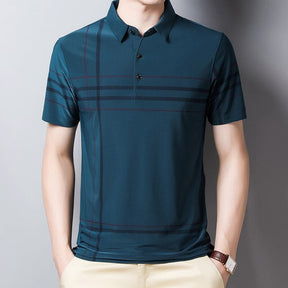 Camisa Polo Listrada - Elegante - VINNCI Store