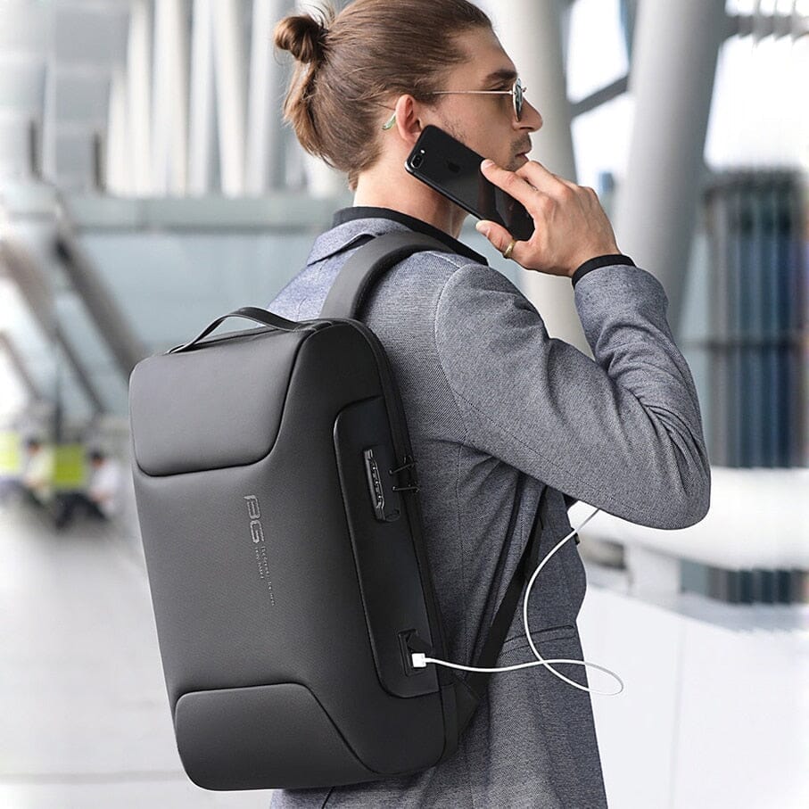 Mochila Executiva Luxxy - Notebook 15`, Impermeável, Porta USB e Trava TSA - VINNCI Store